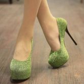 Scarpin Verde Importado